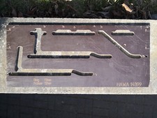 HAWA 14399 Frässchablone für vertikales Schiebefenster