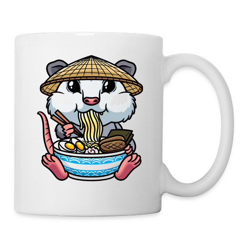 Opossum tasse isst - opossum,