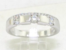 Super Sale Ring 585 Weißgold 14K Gold  27 Brillanten 0,50ct  Top Wesselton Si