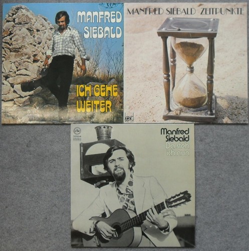 Manfred siebald vinyl lp - 3x,