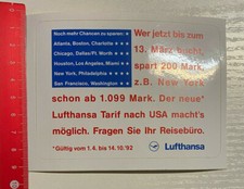 Aufkleber/Sticker: Lufthansa