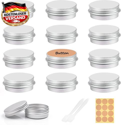 Leere aluminium cremedosen - leere,