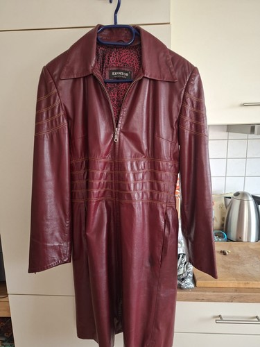 Leder mantel echt - echt,