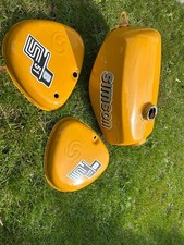 Original DDR Simson S51  Tankset Tank Original DDR Simson gelb