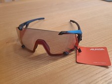 Alpina Fahrradbrille Sportbrille Sonnenbrille Brille HAWKEYE S QV black matt