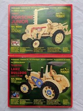 2 x Weico Holzbausatz Traktor Lanz Bulldog + Porsche Junior  1:24 ab 6 Jahren
