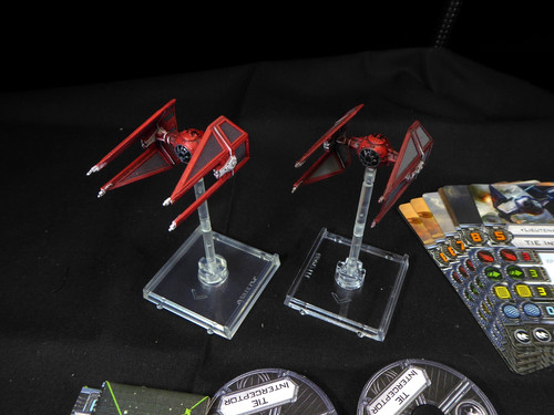 Tie interceptors red - 2x,
