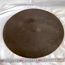 Edo-Zeit Japanischer Eisen Jingasa Kriegshelm Samurai Militärhelm Antik 1380g