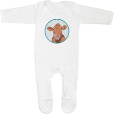 Baby Strampler Jumpsuits / Schlafanzüge "Milchkuh" (SS050583)