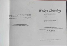 Wesley's Christology: An