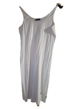 van Laack Unterkleid Damen Gr. 42 Weiß Basic Trägerkleid