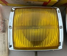 Oldtimer Nebelscheinwerfer Bosch Rallye Chrom 155mm gelb 0305554002 LAN2 NEU NOS