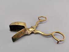 antike Dochtschere Gravur R.E