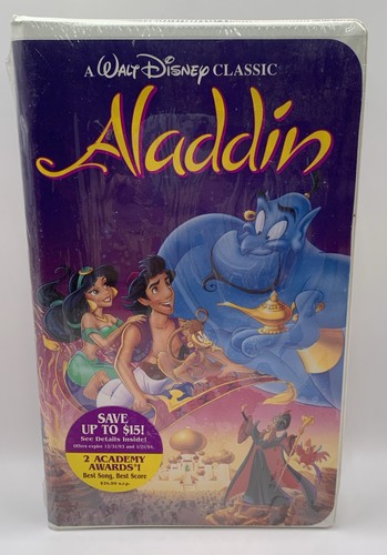 Disney aladdin vhs black - aladdin,