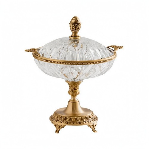 Glasschale mit deckel - mit,