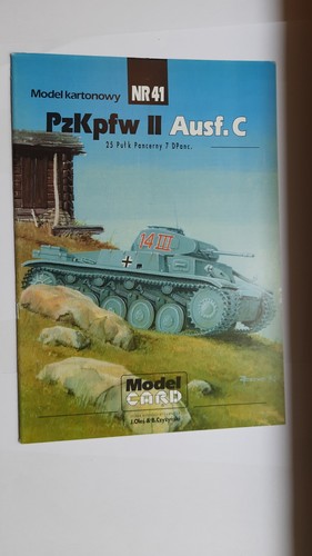 Model kartonowt pzkpfw ausf - model, ii