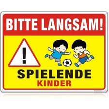 Kinder Warnschild