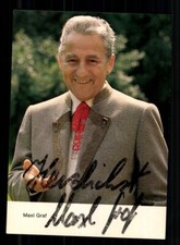 Maxl Graf  Autogrammkarte
