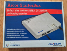 Arcor StarterBox NTBA, DSL - Splitter,  und Analog - Wandler mit Anleitung, Neu