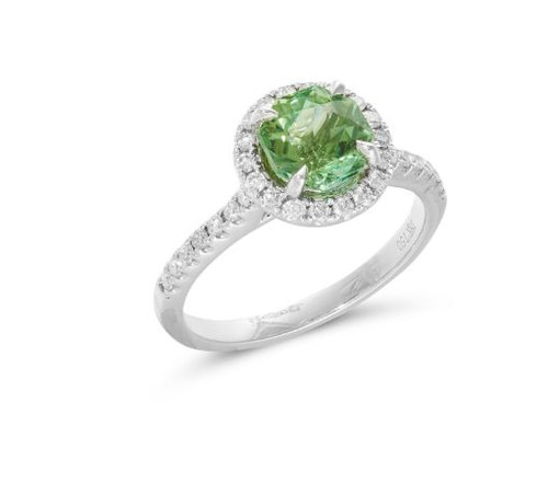 Weißgold diamant halo - kt,