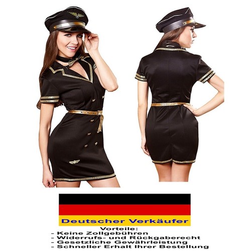 Damen kostüm flugbegleiterin - kostüm,
