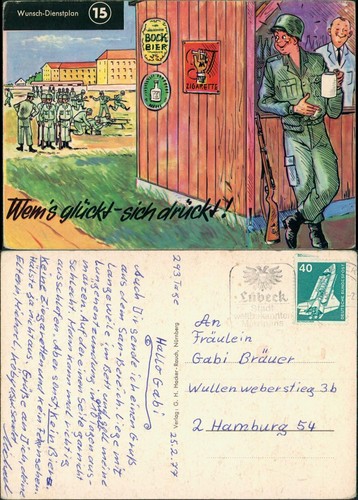 Ansichtskarte militär - ansichtskarte,