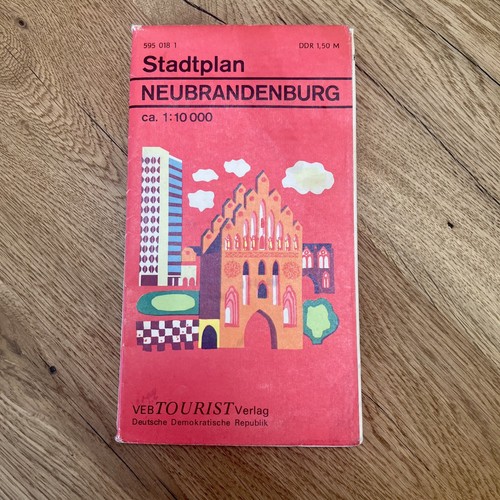 Ddr stadtplan neubrandenburg - stadtplan,