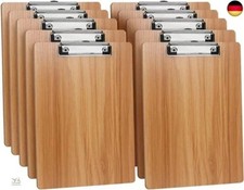 (10 Stück) Klemmbrett Holz