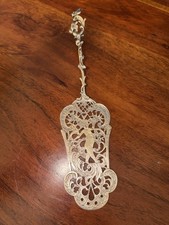 Antike Gebäckheber im Jugendstil 800er Silber Handarbeit