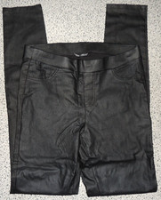 Damen Treggings Schwarz glänzend Gummizug ca. Gr. 36 C&A Yessica