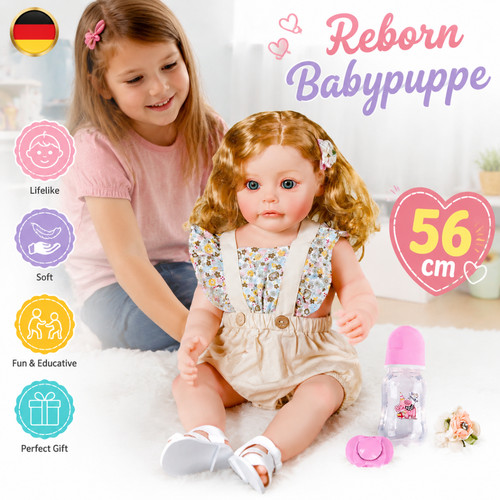 Zoll reborn baby mädchen - 22,
