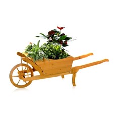 Pflanzschubkarre holz garten - pflanzschubkarre,