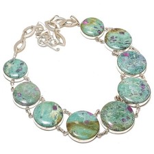 Rubin Fuchsite runde Form