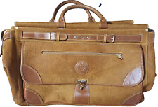 Henry Finest Leather Goods Reisetasche Ledertasche in Braun/Cognac Vintage