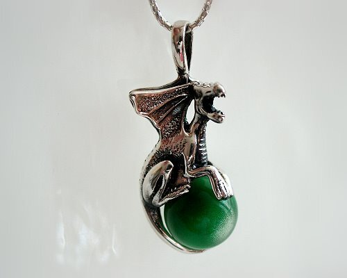 Drachen anhänger silber - drachen,