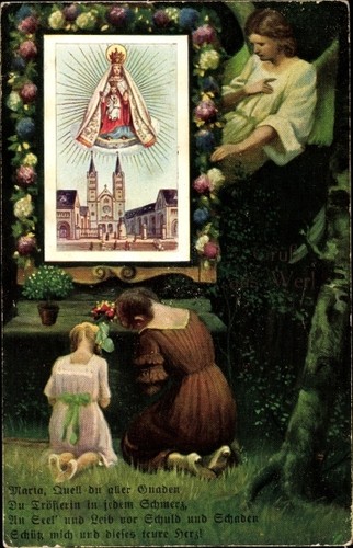 Kloster betende kinder - kloster,,