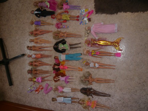 Barbie mattel clone - barbie, konvolut