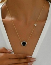 Glücksklee 18k vergoldet