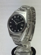 CITIZEN 53-1090 HANDAUFZUG HERRENARMBANDUHR  EDELSTAHL 1970