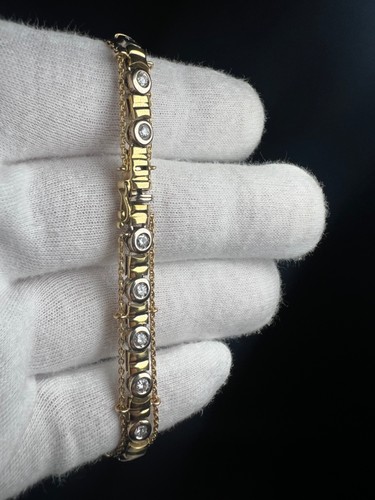 18k 750 gold armband - gold, mit