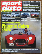 Sport Auto 08/89, Test: Phoenix-Cobra mit 460 PS, Kohlefaser, 10 Jahre Allrad