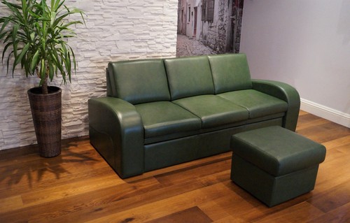 Echtleder sitzer sofa couch - echtleder, 3