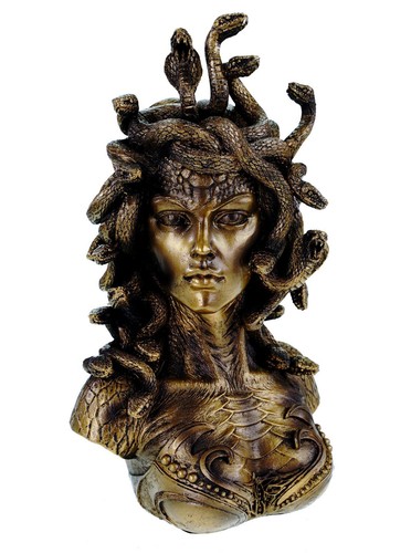 Medusabüste figur cm - 28,