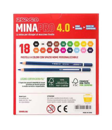 Seven buntstifte set - set, 18