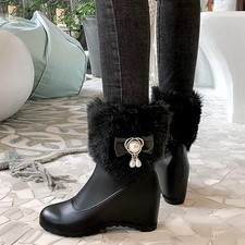 EUR38 Keilabsatz Stiefeletten