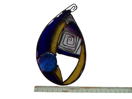 Fensterbild glas unikat ooak - ,