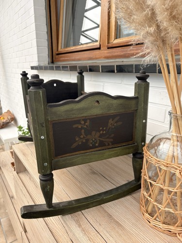 Antikes vintage puppenbett - puppenbett, /
