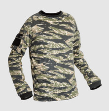 Valken Herren Shirt Tactical Kilo Combat Shirt Military Uniform Langarm Khaki XL