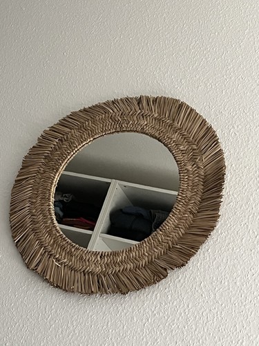 Boho spiegel rund - rund, (vrigstad