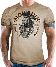 LOBO NEGRO Shirt American Indian -  Sacred Spirit MOHAWK    - S- XXXXL